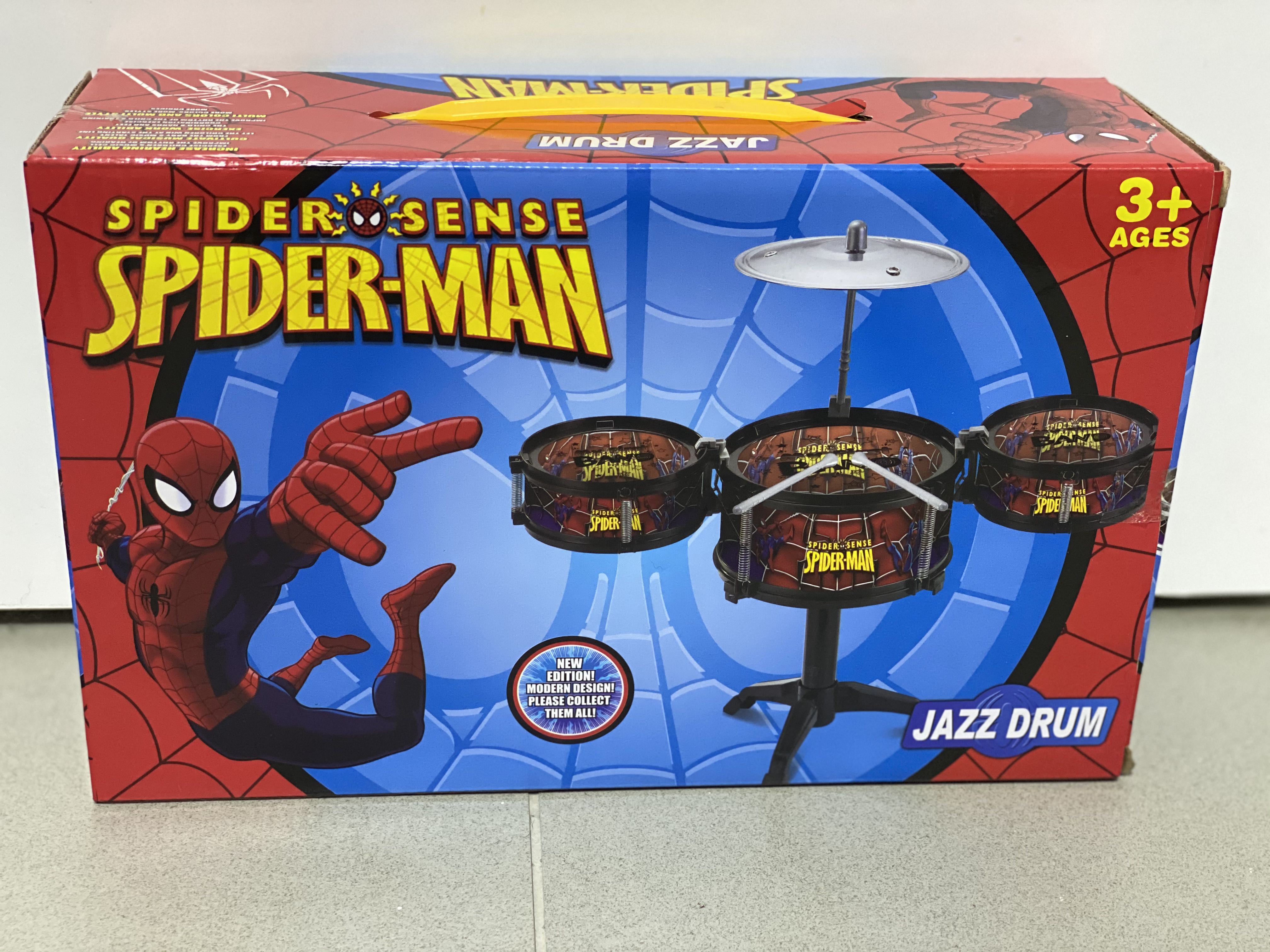 Spider man drum set hot sale