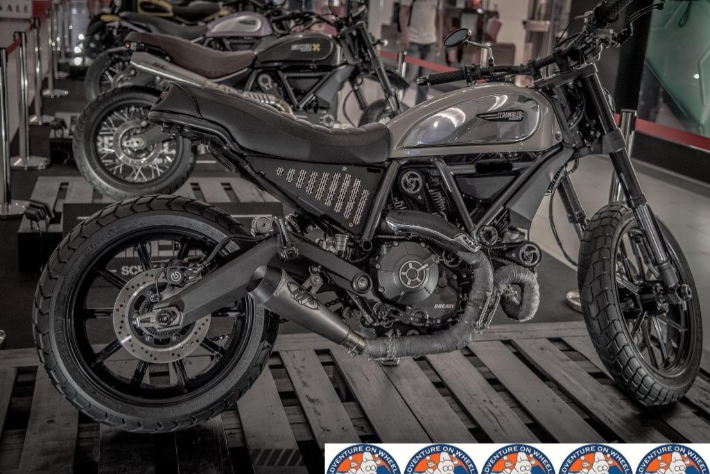 Moto Addict Singapore Ducati Scrambler Sixty2 800 Side Grille Panel Radiator Guard Seat Flip Up Tail