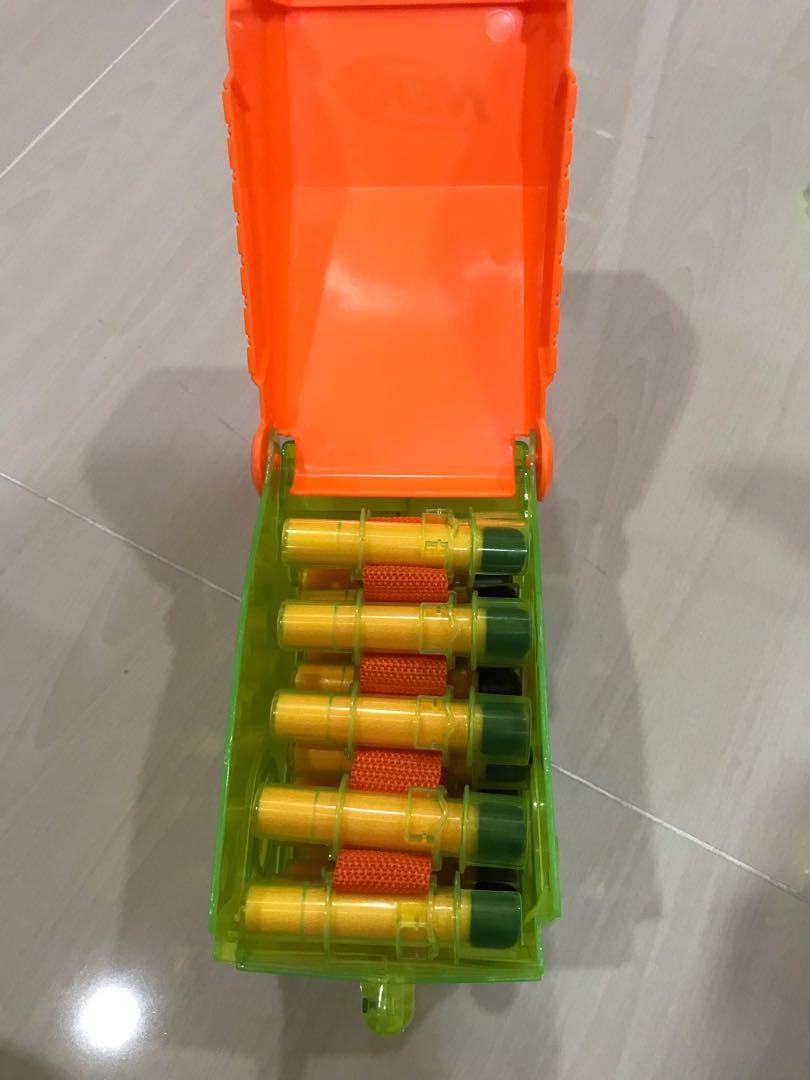 NERF Machine Gun with tripod & ammo box, Hobbies & Toys, Toys & Games on Carousell
