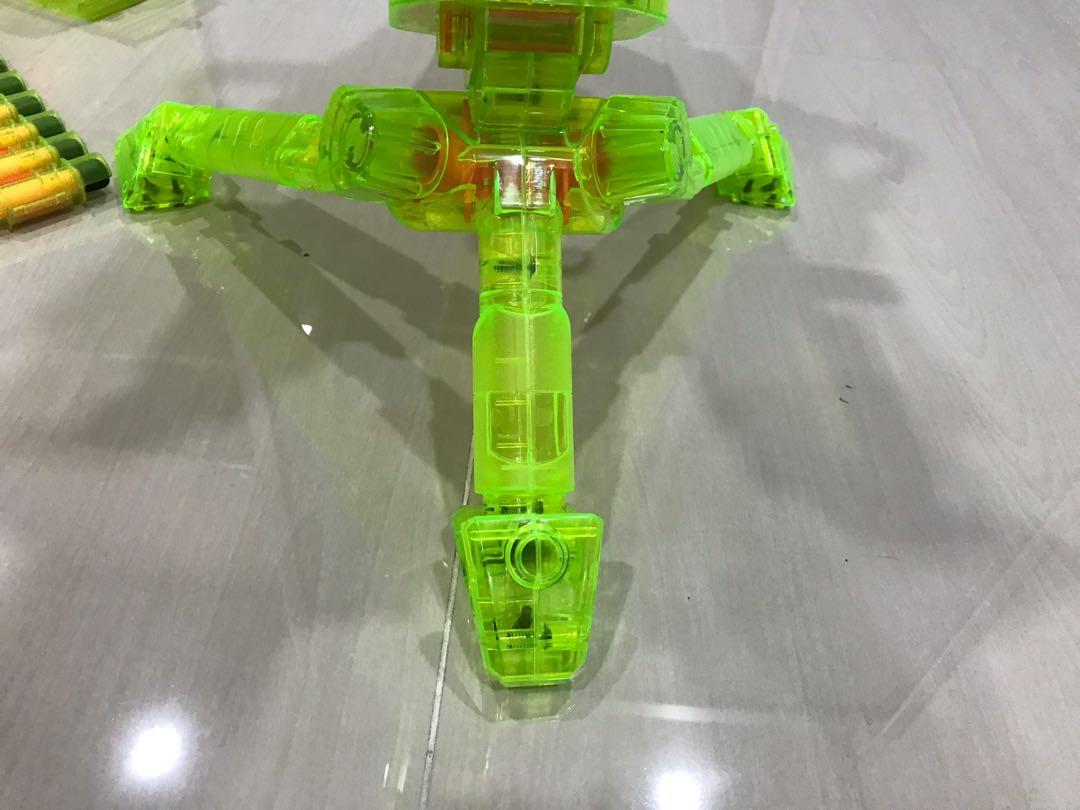 NERF Machine Gun with tripod & ammo box, Hobbies & Toys, Toys & Games on Carousell