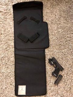 New Guardian Body Armor & Equip Level IIIA Soft Ballistic Bulletproof Shield Tactical Carry Around Multi Threat Security Cover And Counter Assault vs 9mm cal 22 25 32 38 45 Pistol Gun Small Arms