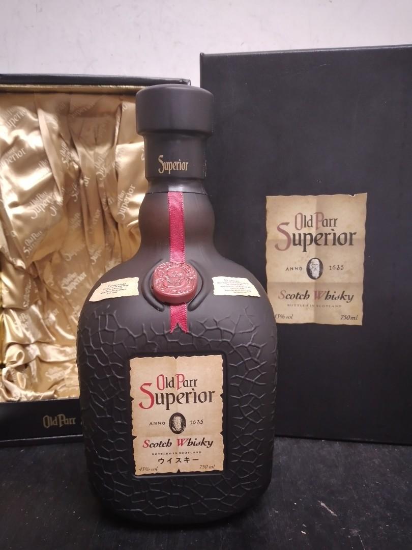 Old Parr Superior Scotch Whisky 老伯舊蘇威750ml, 嘢食& 嘢飲, 酒精
