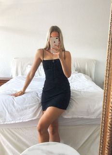 kayden chiffon frill dress