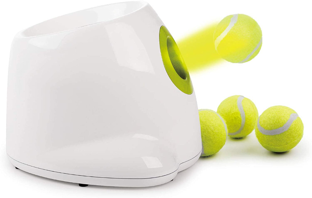 Pet Prime Automatic Dog Ball Launcher Dog Interactive Fetch Toy Dog