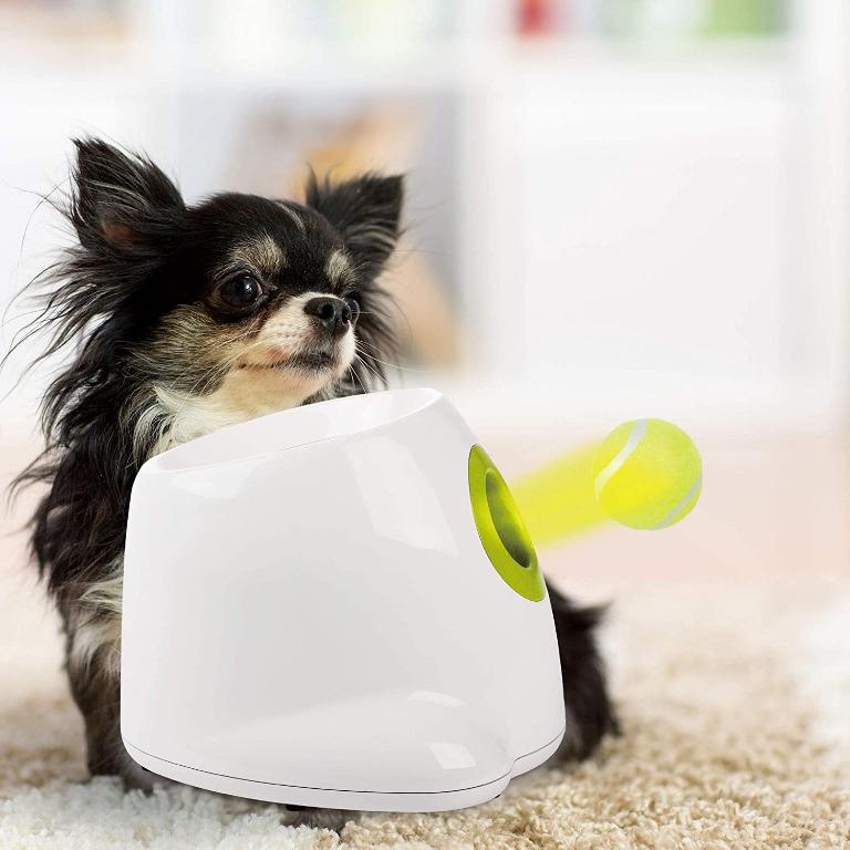 Pet Prime Automatic Dog Ball Launcher Dog Interactive Fetch Toy Dog