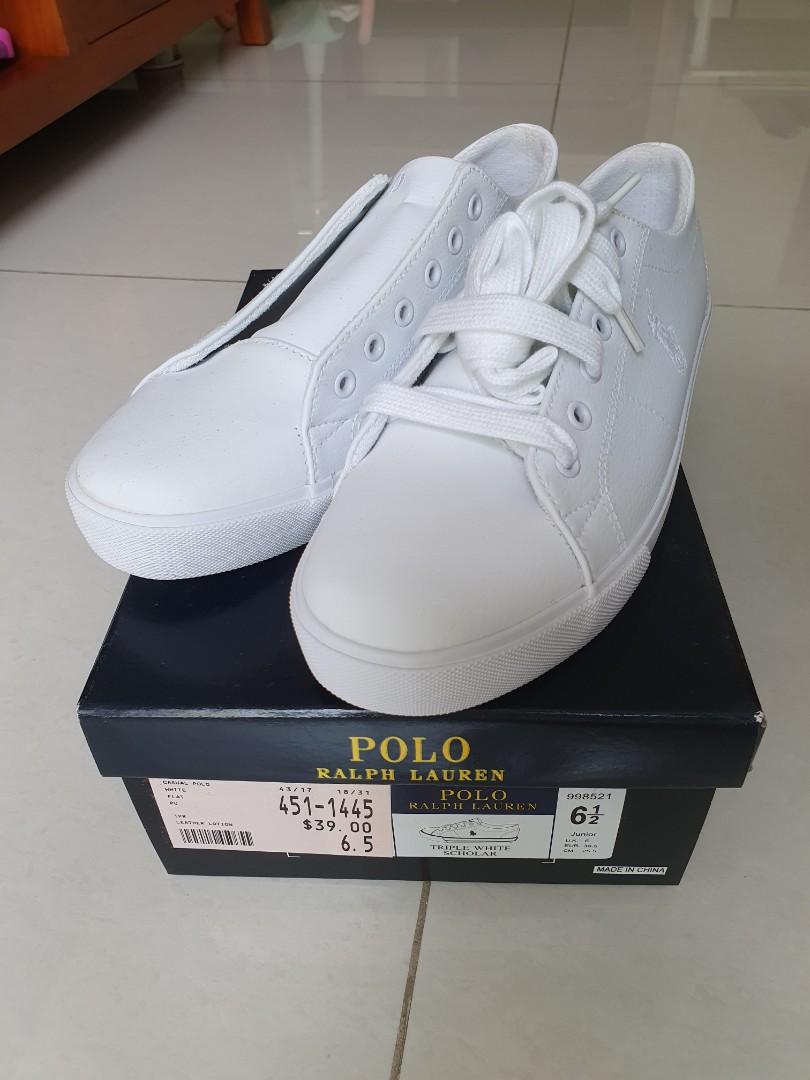 polo ralph lauren white sneakers womens