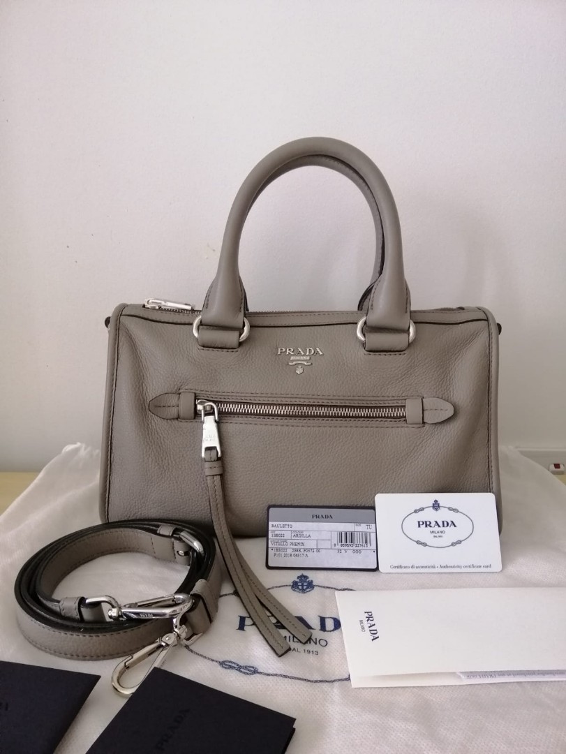 Prada 1BB022 Leather Sling Bag
