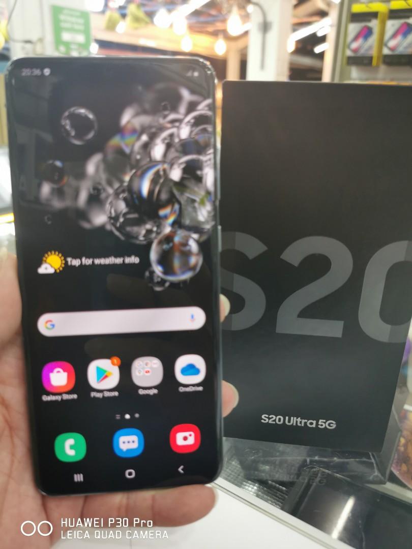 Preowned Samsung Galaxy S20 Ultra 5g Cosmic Gray Mobile Phones Tablets Android Phones Samsung On Carousell