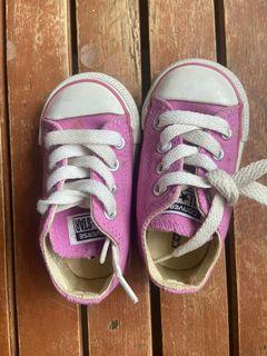 purple baby converse