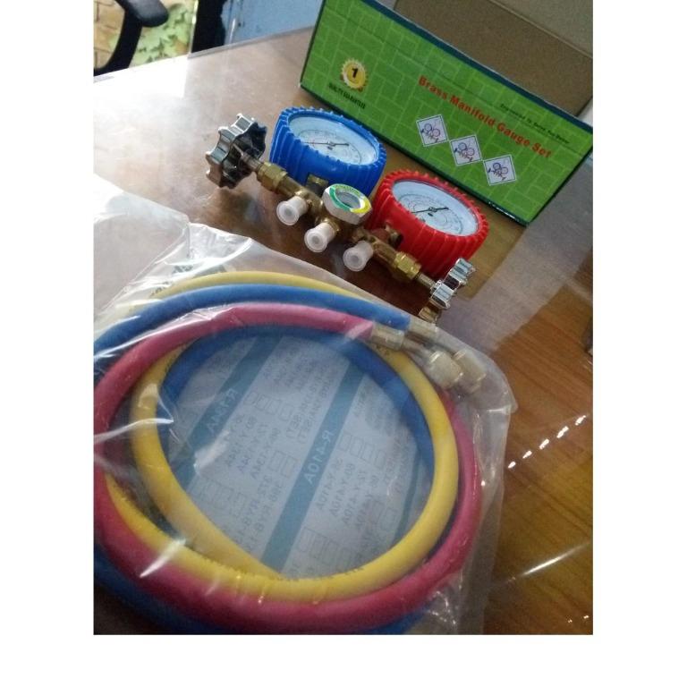 Refrigeration Manifold gauge set for freon R22 R134a R410a, Home