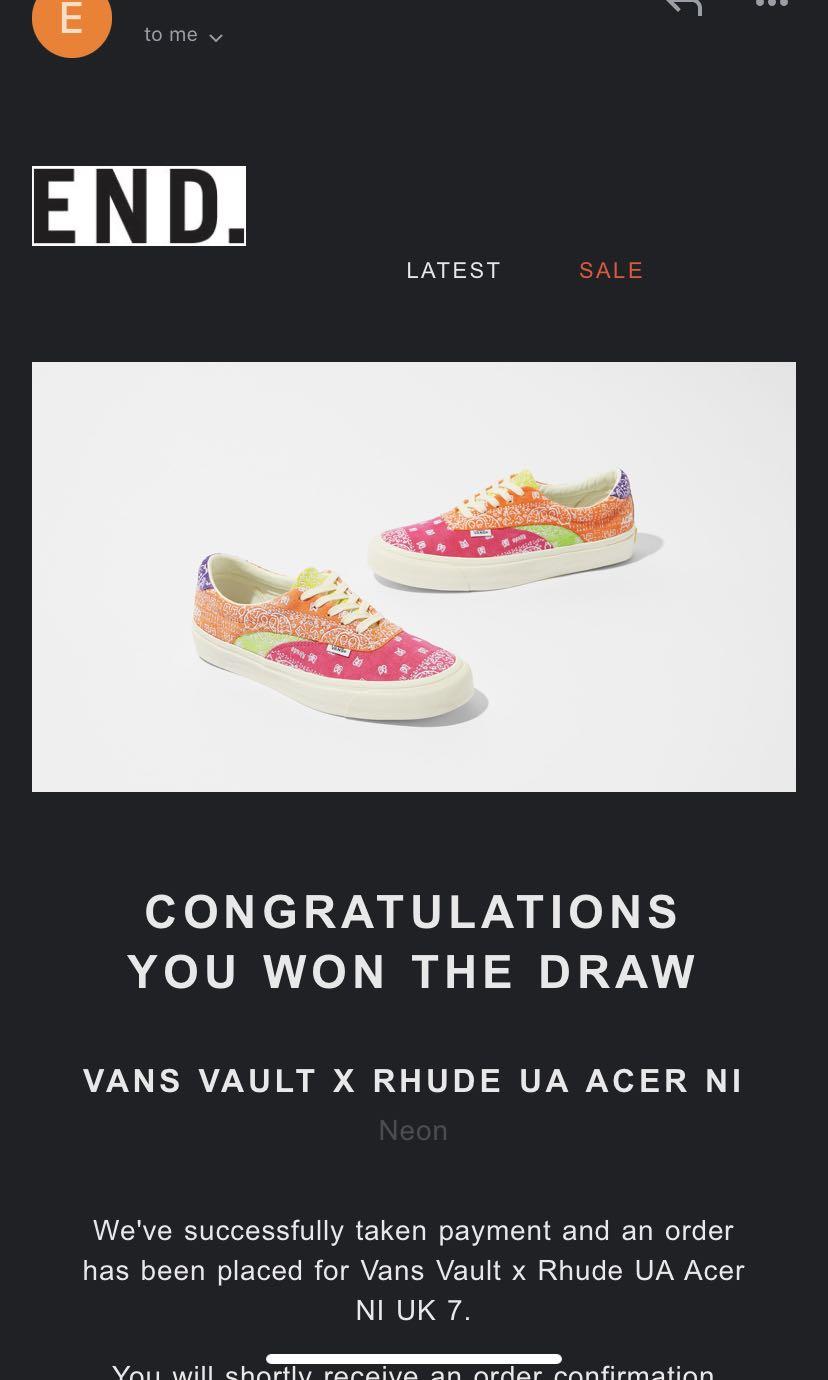 Vans x rhude acer ni sp 2025