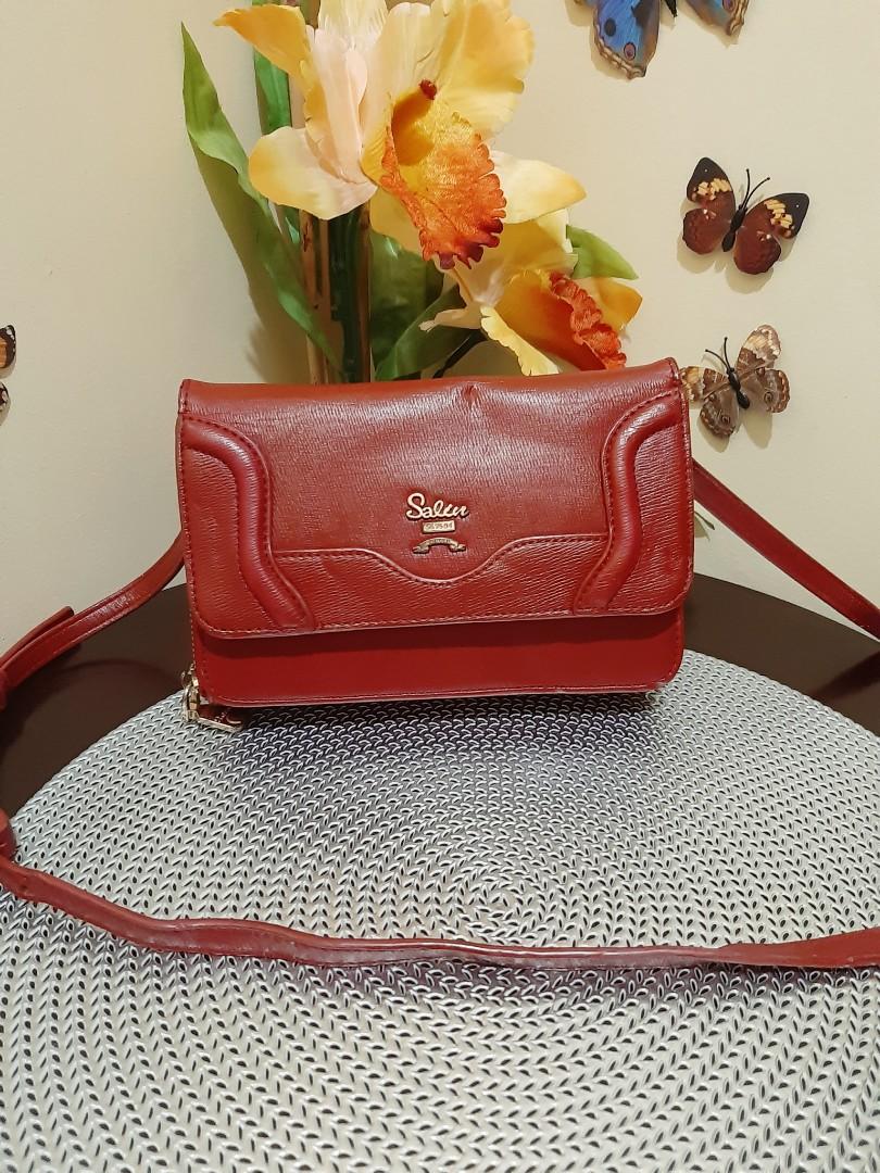 Salin Tokyo Red Sling Bag Women s Fashion Bags Wallets Cross