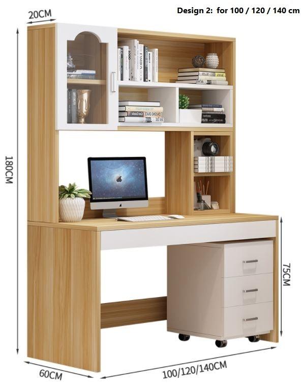 SANDY Computer Desk / Workstation Study Table, Furniture & Home Living