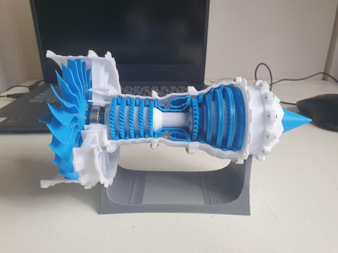 Turbofan Engine Model Kit