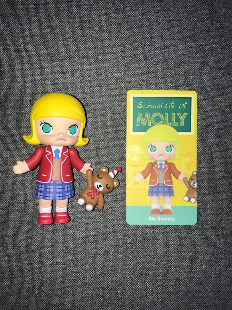 Xmas Sale School Life Of Molly Bio Society Pop Mart Popmart Blind Boxj Hobbies Toys Toys Games On Carousell
