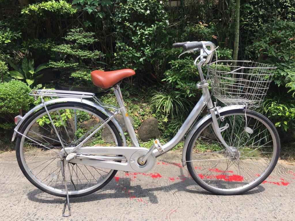 silver bike basket