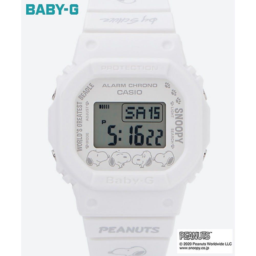 SNOOPY in Ginza CASIO BABY-G PEANUTS 70週年紀念版手錶, 預購- Carousell