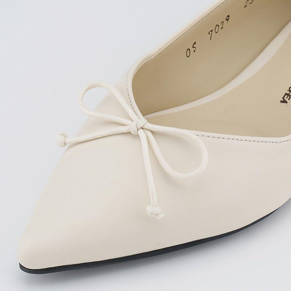 Spur Cute Ribbon Flats Ivory Women s Fashion Footwear Flats