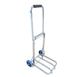 Stainless Steel Folding Portable Foldable Luggage Trolley Pull Truck Shopping Utility Platform Cart