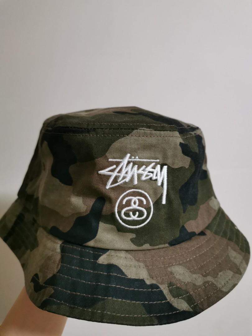 Stussy camouflage sales bucket hat