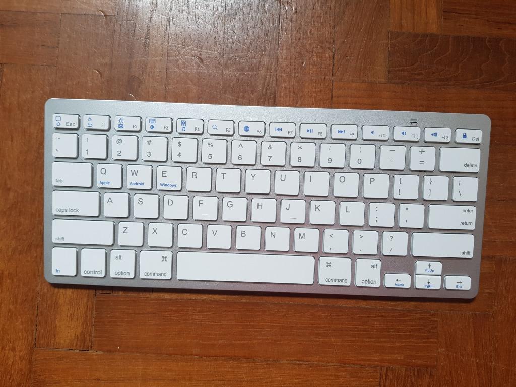 Ultra slim Quiet keystrokes Wireless Bluetooth Keyboard, Computers