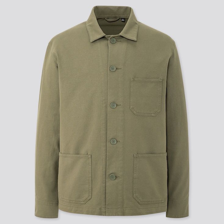 Worker jacket top uniqlo