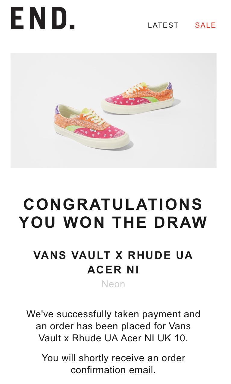 Vans Vault x Rhude UA Acer Ni Men s Fashion Footwear Sneakers on Carousell