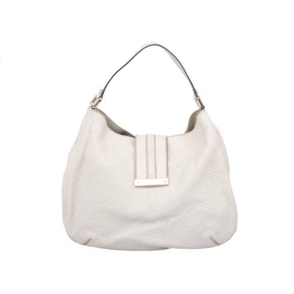 Gucci white hobo bag store