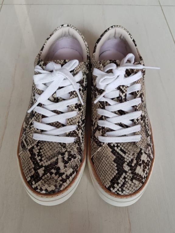 Zara snakeskin sneakers cheap