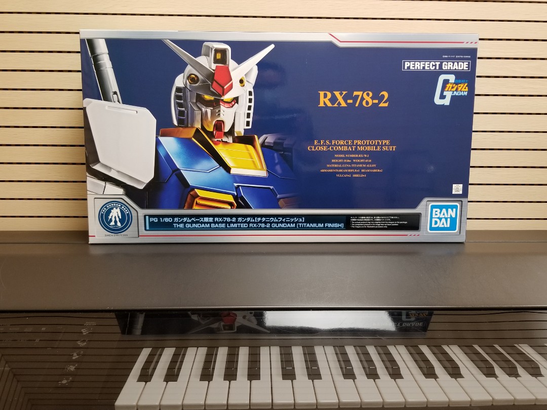 現貨100 New Pg Rx 78 2 Gundam Titanium Finish 盒已包膠 興趣及遊戲 玩具 遊戲類 Carousell