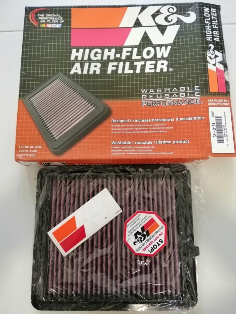 33-2162 K&N High Flow Air Filter fits SUZUKI JIMNY 1.3 1998-2009