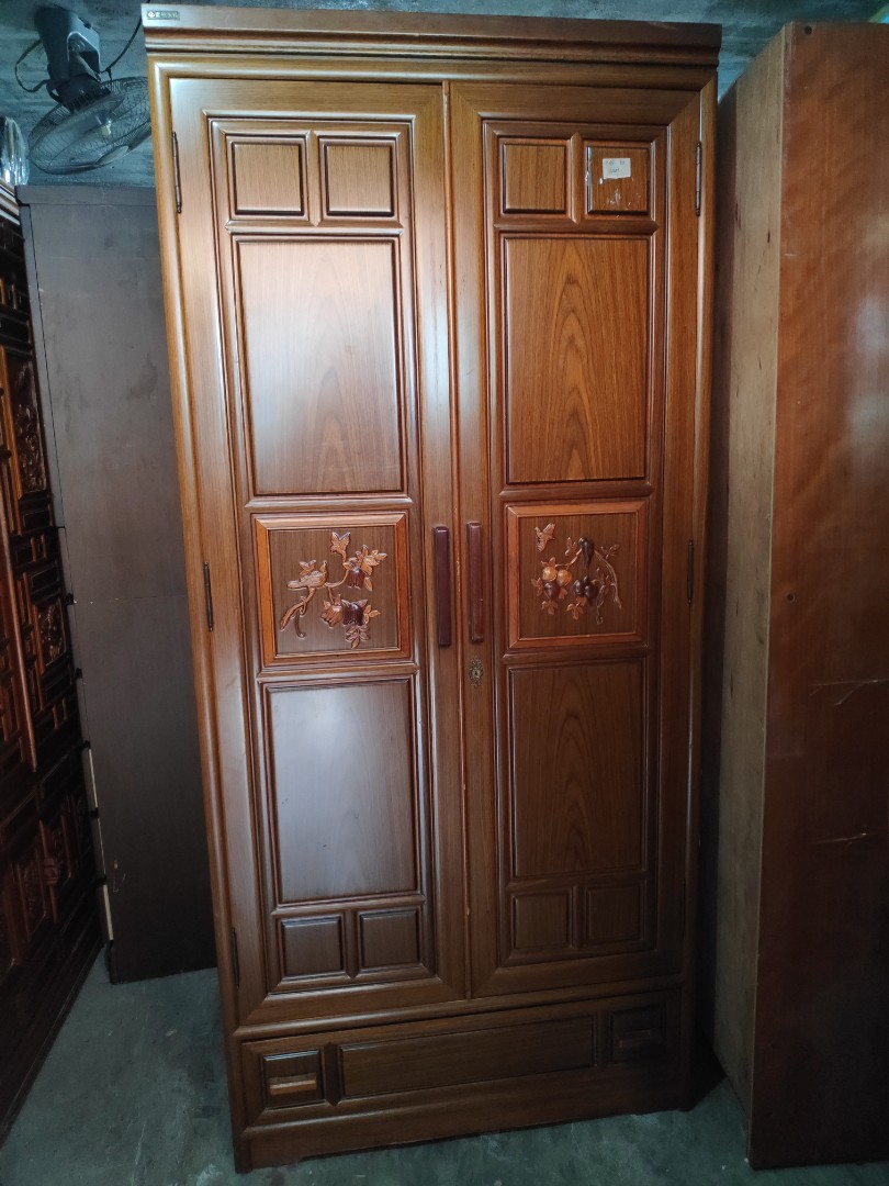 2door solidwood closet Furniture & Home Living, Furniture