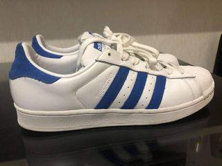 adidas superstar blue suede