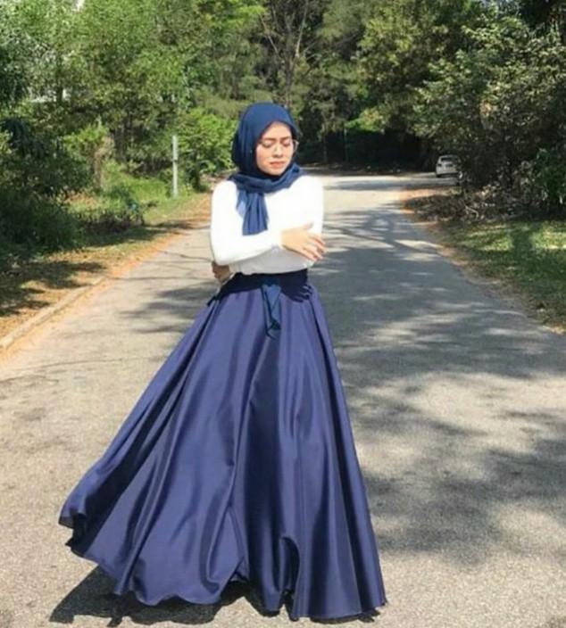 Adior Princess Skirt silk flare Women s Fashion Muslimah Fashion