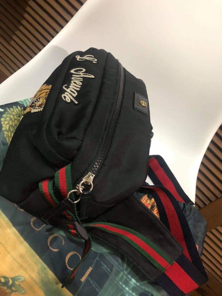 gucci backpack lion