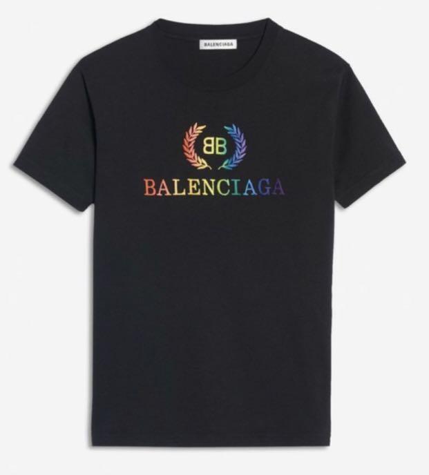 balenciaga rainbow shirt