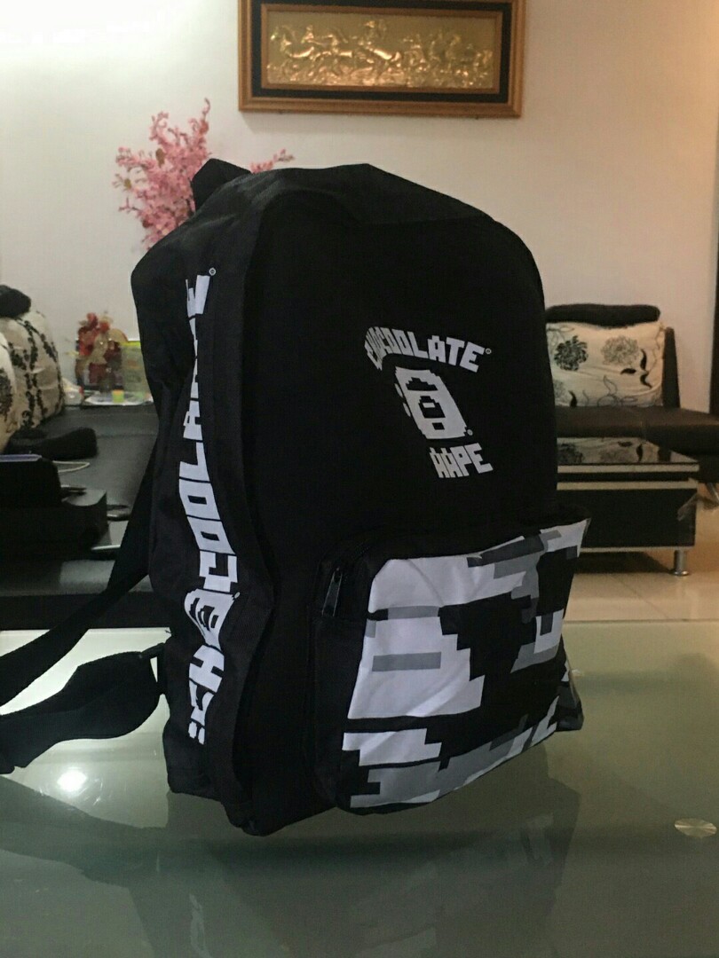 Bape chocoolate backpack sale