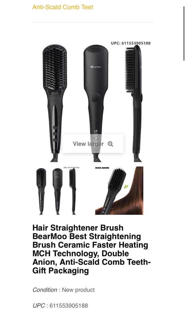 Bearmoo deals straightening brush