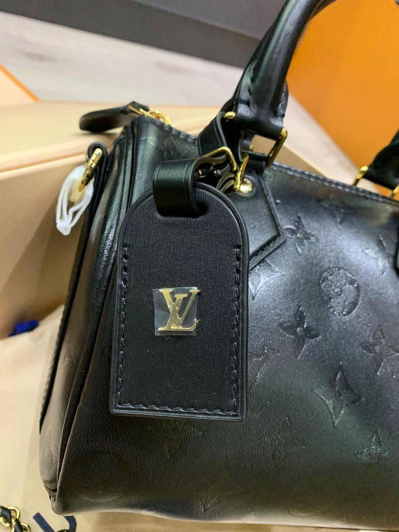 LV Speedy BB Ink Noir, Luxury, Bags & Wallets on Carousell