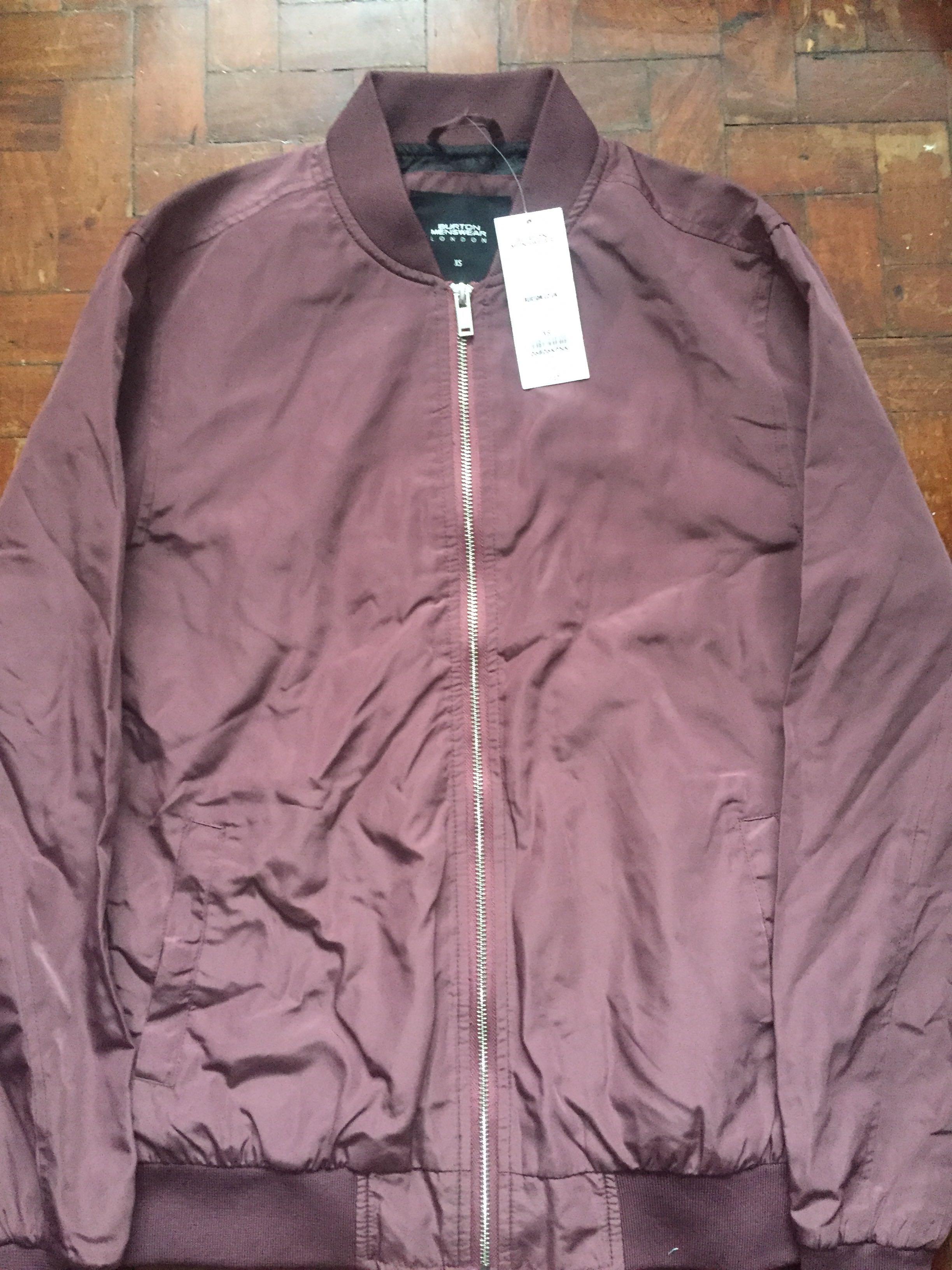 Brand New Maroon Jacket Men S Fashion Clothes Outerwear On Carousell