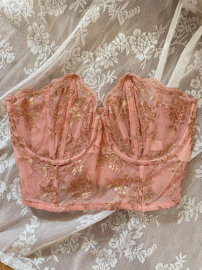 Brand New Victoria Secret Dream Angels Unlined Balconette Bra Corset (with  tag), Women's Fashion, New Undergarments & Loungewear on Carousell