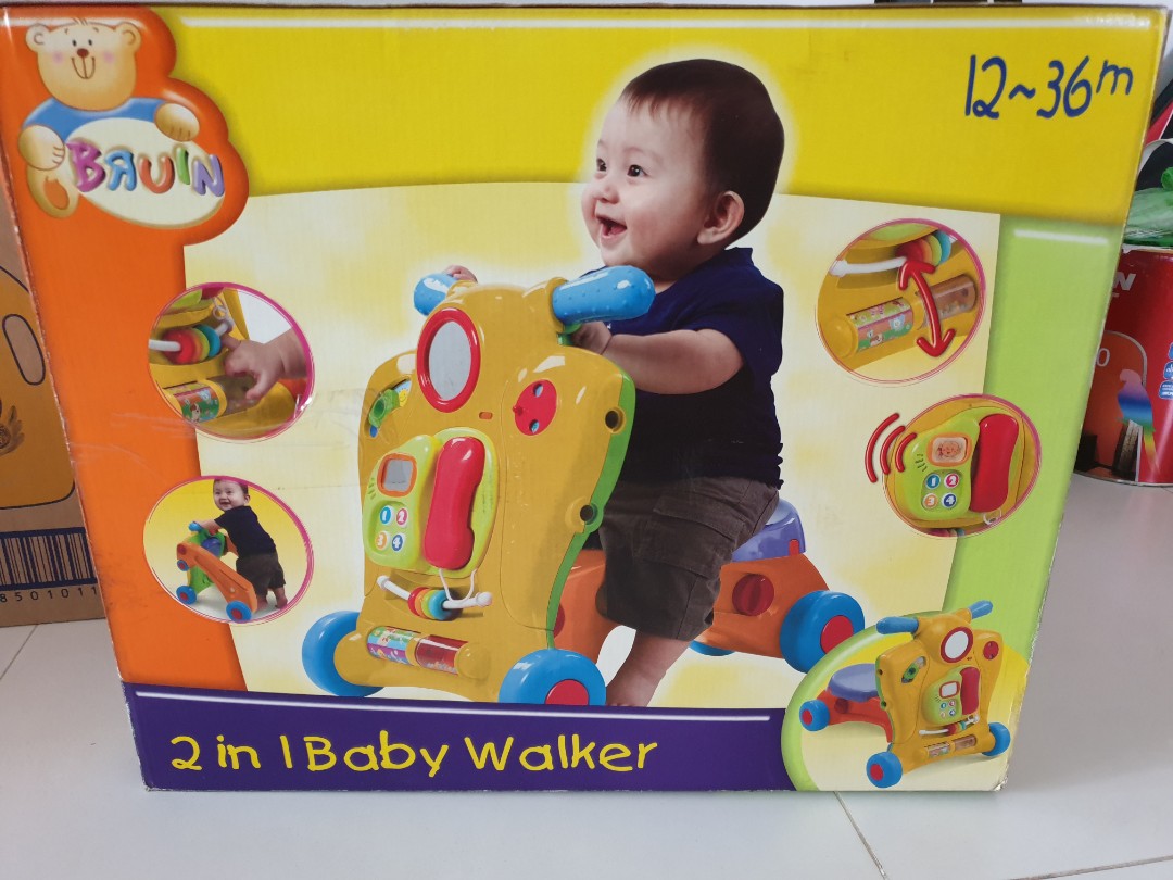 bru 2 in 1 baby walker