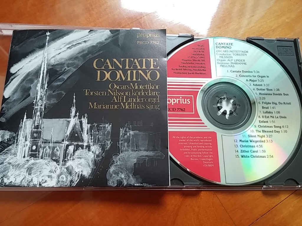 Cantate Domino 黑教堂 Bossi Advent 發燒cd 早期sweden版9成新proprius 音樂樂器 配件 Cd S Dvd S Other Media Carousell