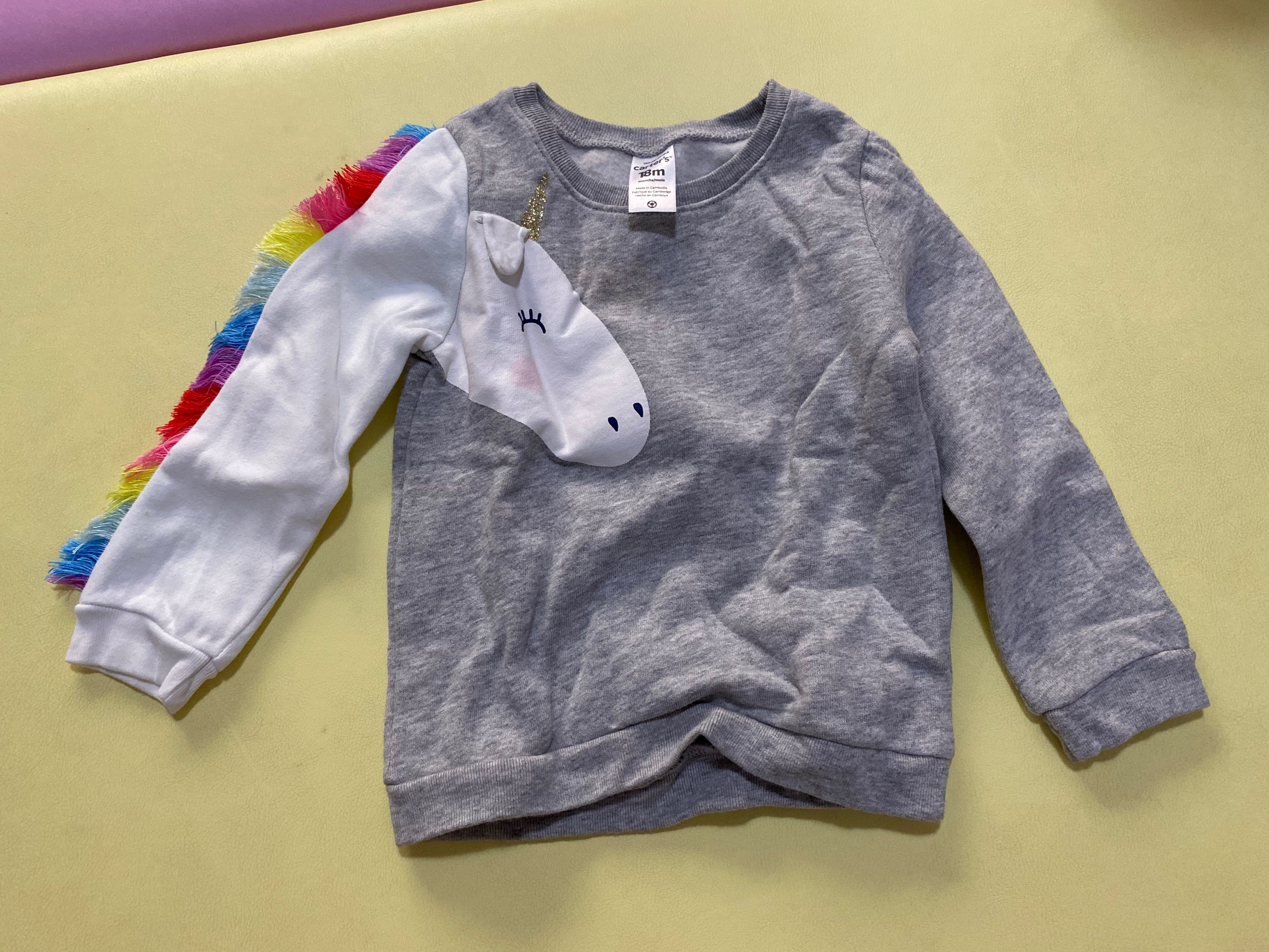 Carter's unicorn sweatshirt top