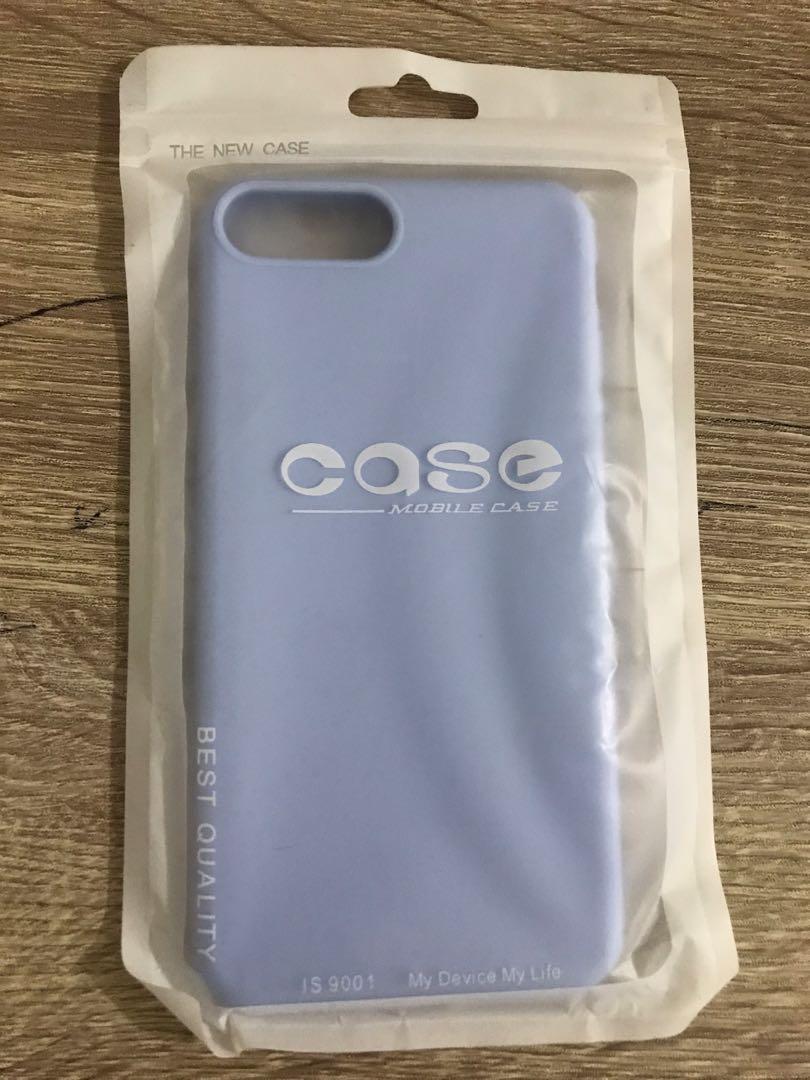 Case Iphone 7 Plus Color Light Blue Telepon Seluler Tablet Aksesoris Tablet Handphone Casing Sarung Di Carousell