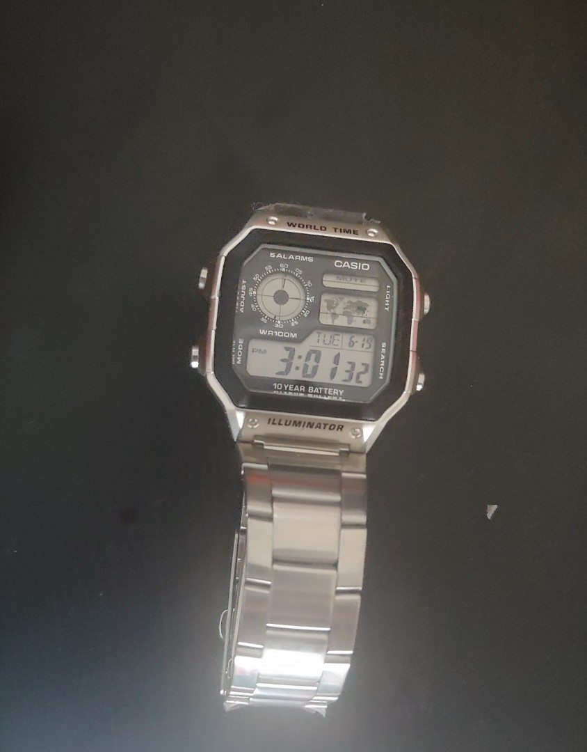 Casio illuminator watch Men s Fashion Watches Accessories