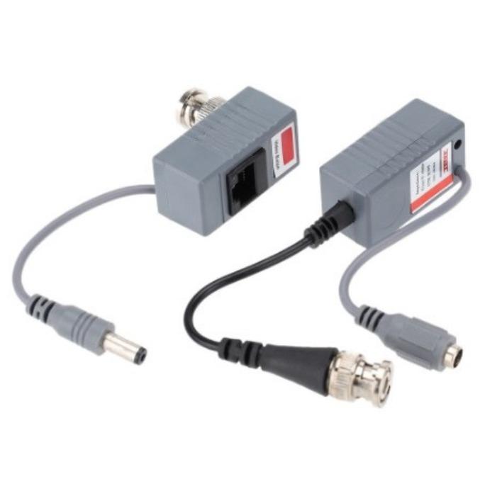 CCTV Camera Video Balun Transceiver BNC UTP RJ45 Video and Power over ...
