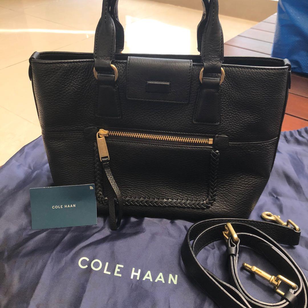 cole haan black crossbody bag