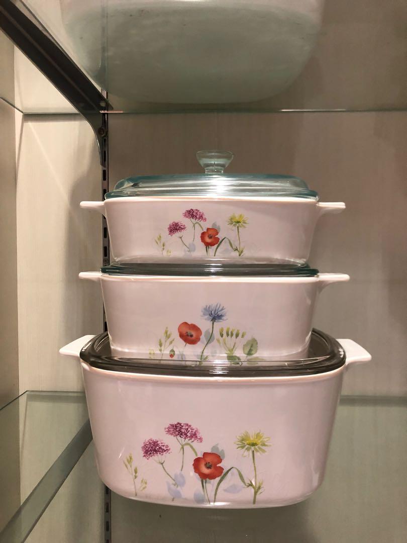 Corelle Corningware 6pcs Furniture Home Living Kitchenware