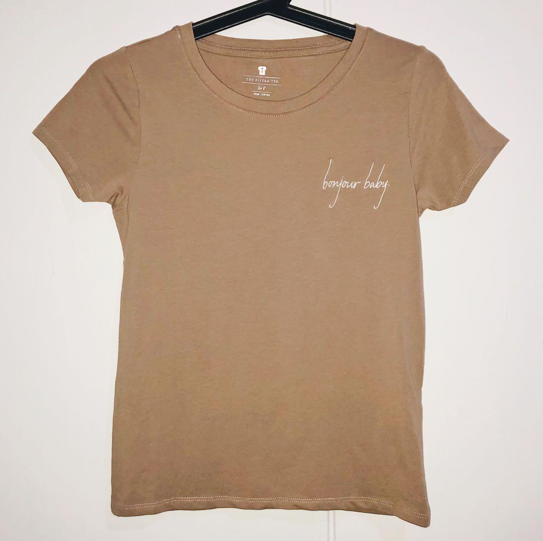 bonjour baby shirt